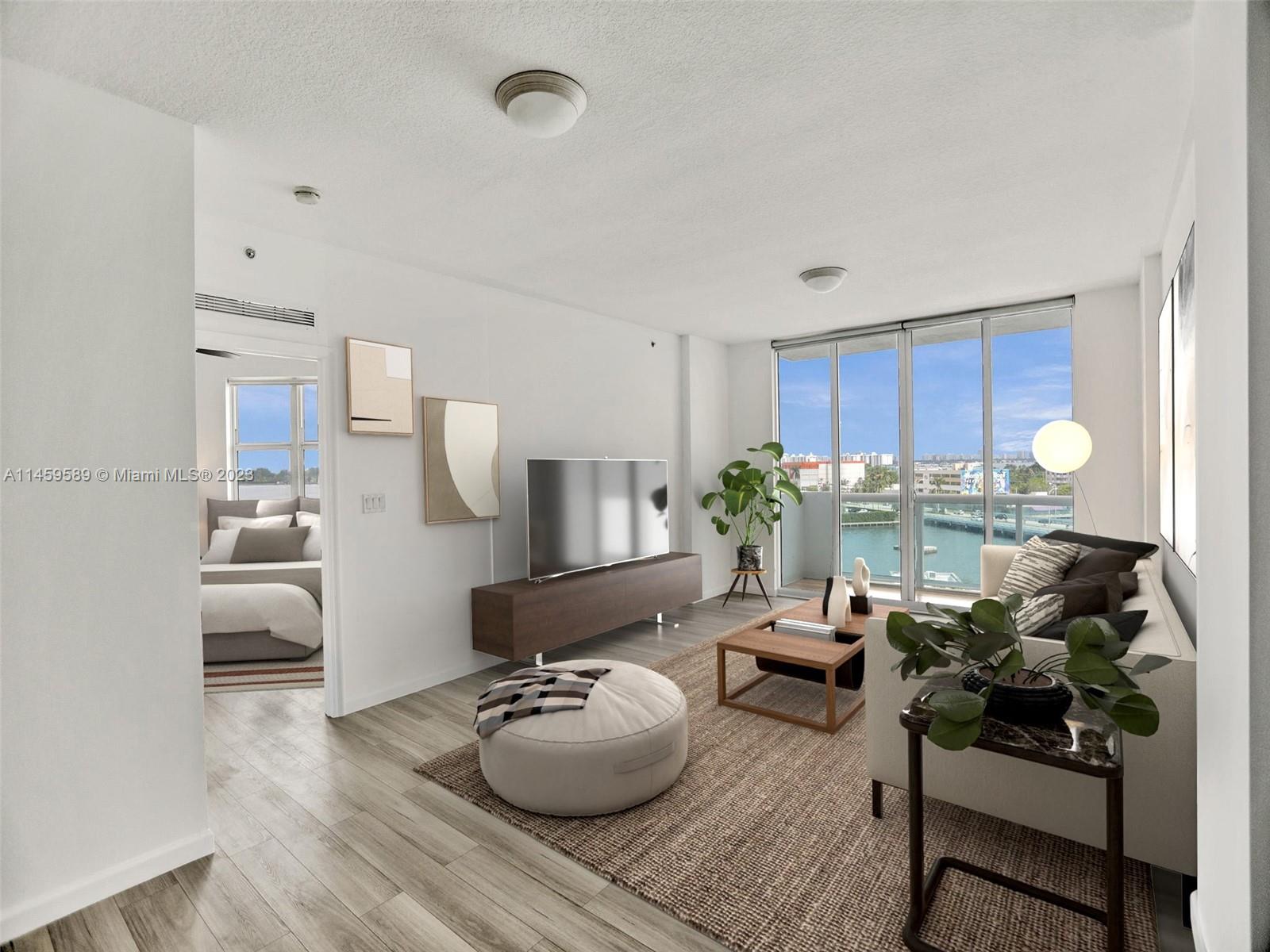 Outstanding Residence on LUXURY 360 CONDO TOWERS in the Hearth of North Bay Village. Enjoy Amazing Sunrise from your Terrace Overlooking the Biscayne Bay, Spacious & Bright unit offering Direct Views of the Bay from Each Room. Features 2 Br/2 Bath, 1,280 Sqft, Living Room with Floor-To-Ceiling Glass Transmitting Positive Light & Peace, Modern Kitcken SS/Appliances/Laundry Room, Master Bedroom Opens to Terrace with Spacious Master Bath with Jacuzi/Stand Shower/Walking Closet, Fire Sprinkler System, Brand New Soundproofing Laminate Floors & Freshly Painted, 360 CONDO offers 24/7 Concierge & Valet, Clubhouse with Children Playground, Marina, Sauna, Fitness Center, Two Pools, Bike Storage, Tropical Courtyard Landscape, Minutes to South Beach, Bal Harbour, Downtown Miami & Brickell. A MUST SEE