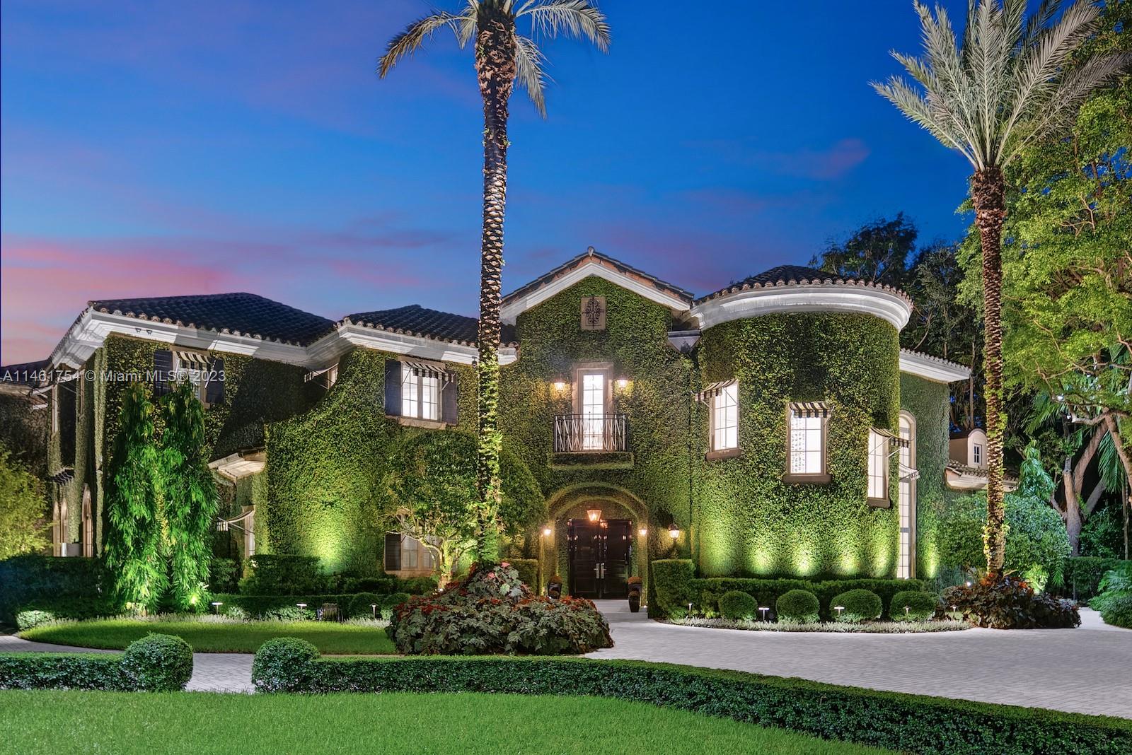 The Ivy House exudes timeless grandeur in prestigious Ponce Davis, this meticulously renovated residence captures the essence of architectural excellence & contemporary refinement. Beyond the grand foyer lies an exquisite formal living, stylish study w/fireplace, formal dining, & meticulous wet bar. Custom cabinetry & the finest of finishes grace the interior, alongside a gourmet kitchen featuring butler's pantry & staff’s kitchen boasting Miele, Wolf & SubZero appl. The breakfast area overlooks a spacious family rm, while a dedicated wine rm w/a wet bar beckons wine enthusiasts. The master ste is a haven of luxury w/boutique WIC’s, & lavish spa bath. Outdrs, Al-fresco moments flourish w/covered terraces,pool/spa & summer kitchen. Add’l Features: media rm, smart home, elevator & generator.