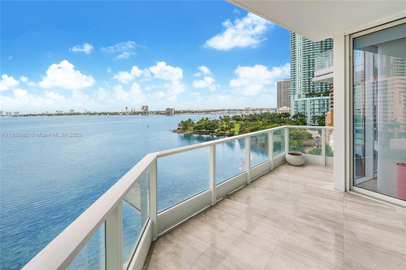 This beautiful 2 Bed 2.5 Bath condo at Paramount Bay boasts a stunning direct East water view.  A private elevator, high ceilings, natural light & views of the bay add security and comfort. This unit has a great flow-through floor plan with a generous living space of 1,588 SQ FT and a gorgeous kitchen island with Wolf appliances that make this unit sophisticated and charming. The primary bedroom offers an en-suite bathroom and breathtaking water views. Paramount Bay takes the concept of amenities to the next level with 2 tropical landscaped pools, a hot tub, a gym, a business center, a spa, and a lobby designed by the legendary Lenny Kravitz. This location is perfect because you are close to The Miami Design District, Brickell, and Miami Beach. This building is a GEM in Miami.