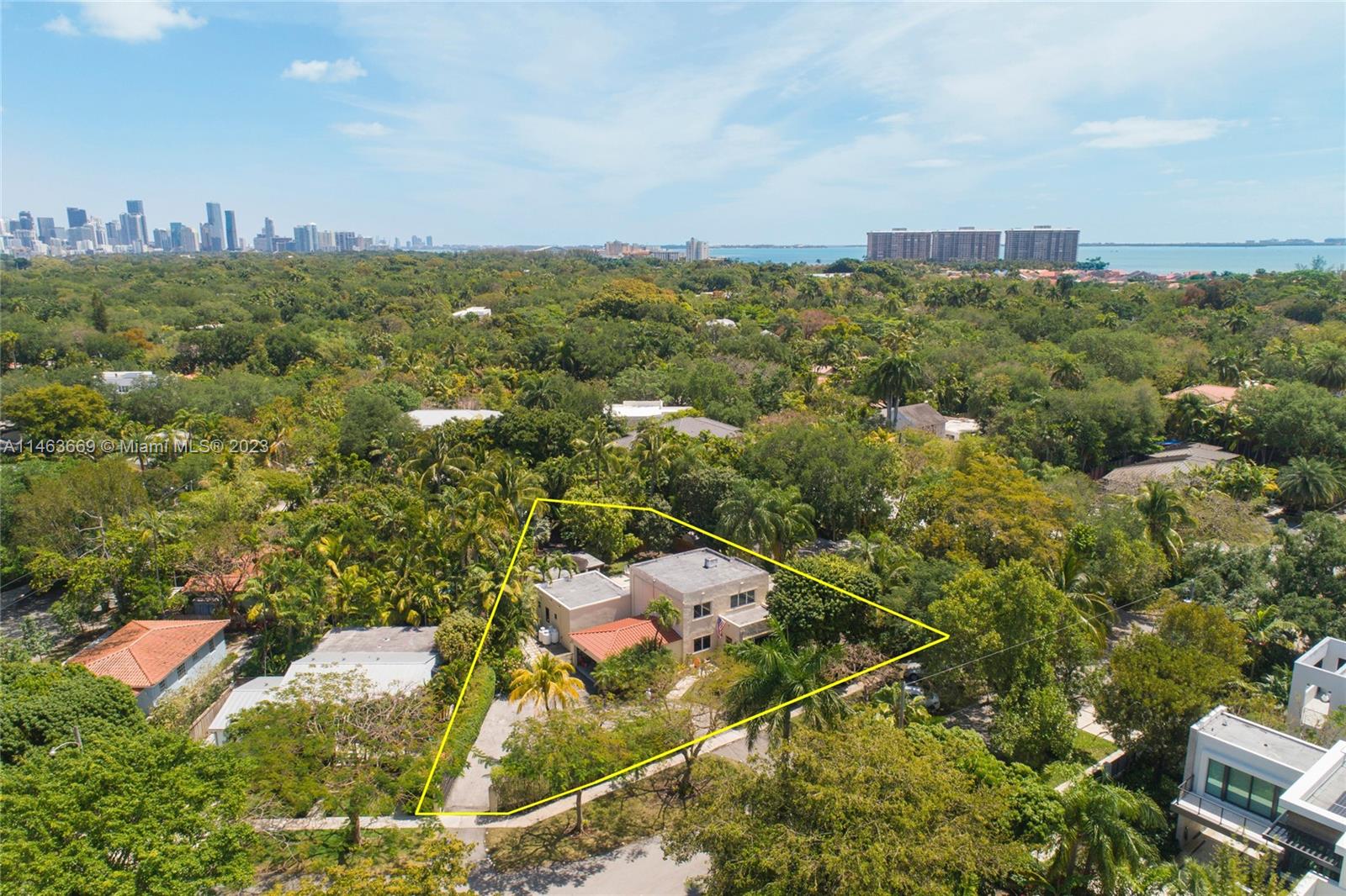 Large 14,226 SF lot with approved plans for an approximately 4,500 SF tropical modern new construction home on a great street in North Coconut Grove. Rare opportunity to build your dream home on an oversized lot in Miami's hottest neighborhood. Walk to waterfront parks & marinas, great restaurants & entertainment, and all that Coconut Grove has to offer. Short drive to Downtown Miami, Coral Gables and Miami Beach. Price does not include demolition of existing home or new construction. Plans available upon request.