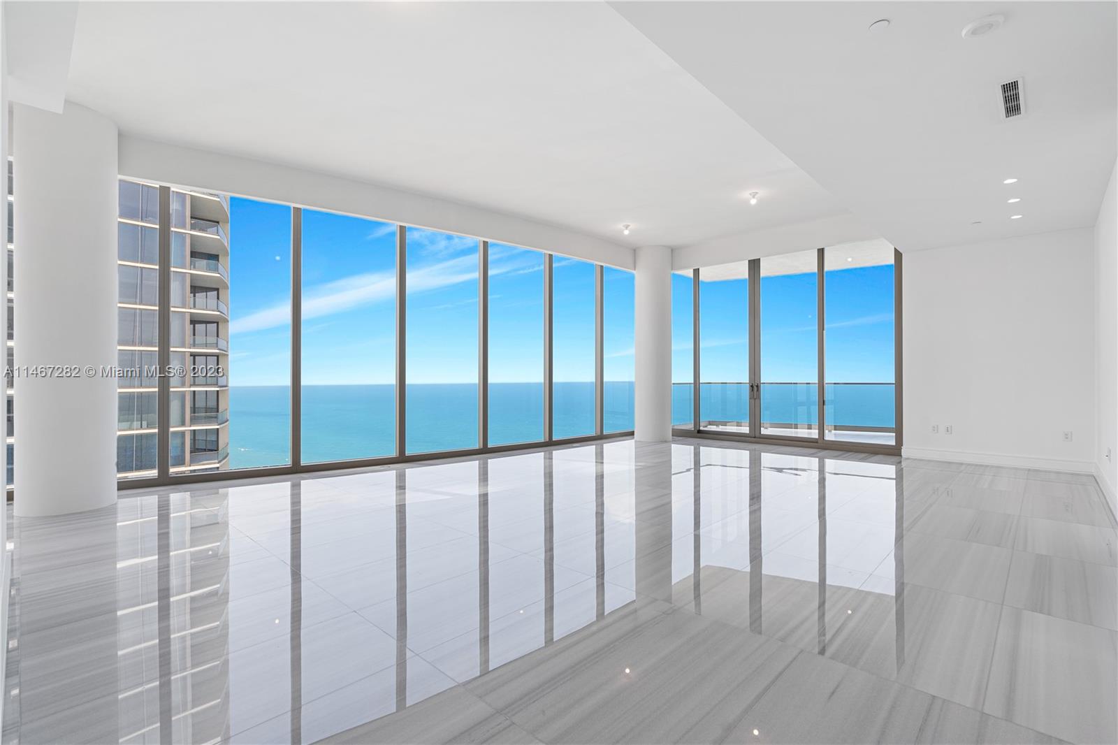 This magnificent north corner residence in the South tower is one of a few units in the entire project with 12 foot ceilings. You can appreciate the grandness as soon as you step foot through the front door, allowing you to take in the incredible ocean views. This residence it's turnkey with only needing shades and furnishings, allowing it's future owner to completely make it their own. Molteni Closets, Downsview kitchen, La Cornue gas range and marble floors throughout are just some of the incredibly finishes this unit possesses.

Enjoy what the Five star, Five diamond Acqualina lifestyle has to offer and be amongst the selected few that get to call the Estates at Acqualina home!
