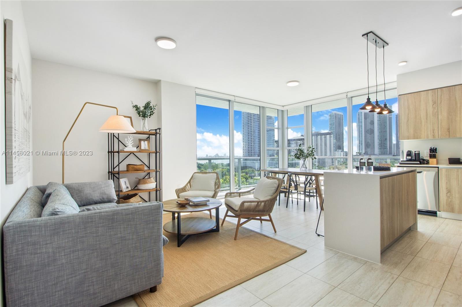 AMAZING OPPORTUNITY BEAUTIFUL 1-BED CONDO IN ONE OF THE NEWEST CONDO BUILDINGS IN THE MIAMI DESIGN DISTRICT, ONLY 15 MIN AWAY FROM AIRPORT AND BEACH. UNIT COMES FULLY FURNISHED INCLUDING ACCESSORIES & APPLIANCES, BALCONY AND MODERN KITCHEN. AS PER CONDO RULES, 3 NIGHT RENTAL MIN, HOME AWAY FROM HOME WITH ADVANTAGE OF PRODUCING INCOME WHEN NOT IN USE. THE AMENITIES INCLUDE A RESORT-STYLE POOL AREA WITH SCENIC VIEWS OF THE BAY, GYM,BBQ AREA, BUSINESS LOUNGE, AIR-CONDITIONED BIKE STORAGE, SELF-SERVICE PET GROOMING STATION, ELECTRIC-CAR CHARGERS, ETC. MANAGED BY NOMADA RESIDENCES.