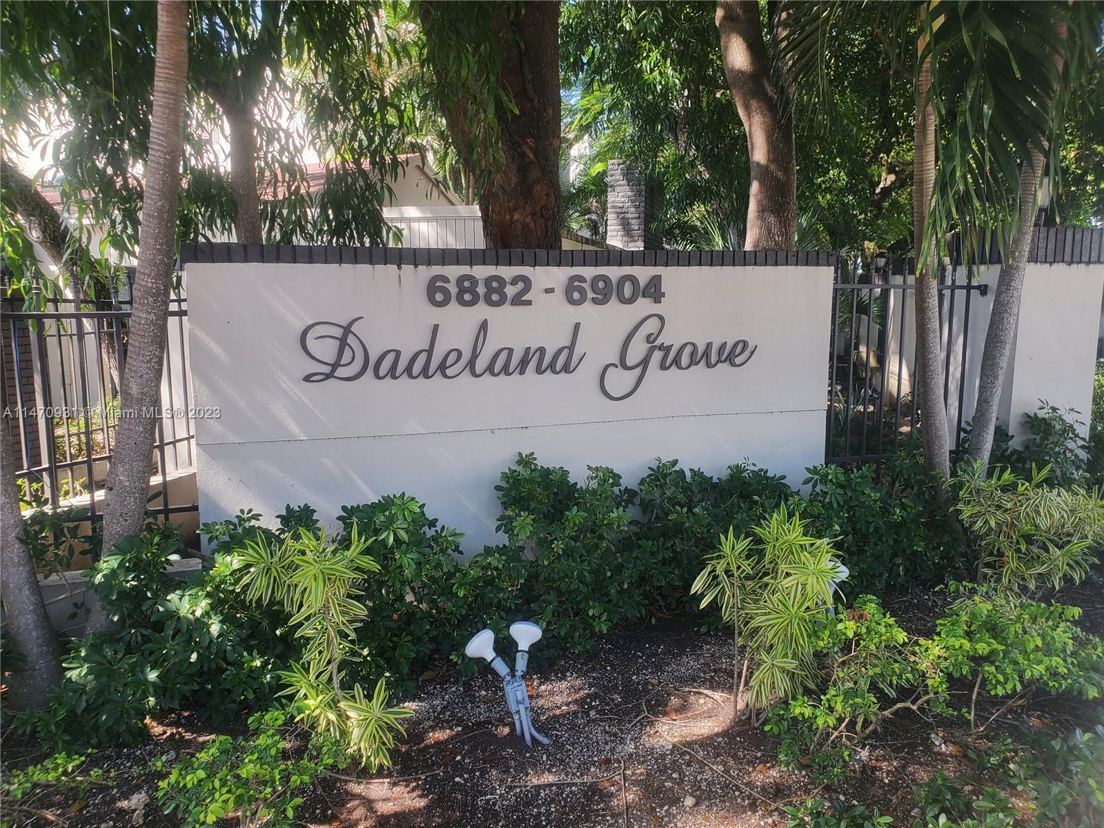 Welcome to Dadeland Grove a Tropical Gated Community in the beautiful city of Pinecrest. This Lovely Split Level Corner unit features 1/1.5 with 855 SF of Living Area, Master Suite & Spacious Master Bathroom in 2 second floor, with great views of the City, amenities include Pool, Jacuzzi, + Clubhouse and 1 assigned parking. Walk to Dadeland Mall, Restaurants, Metro Rail and Shops. Excellent School District Pinecrest Elementary, Palmetto Middle School and Miami Palmetto High. 24 Hour Notice for Appointments.