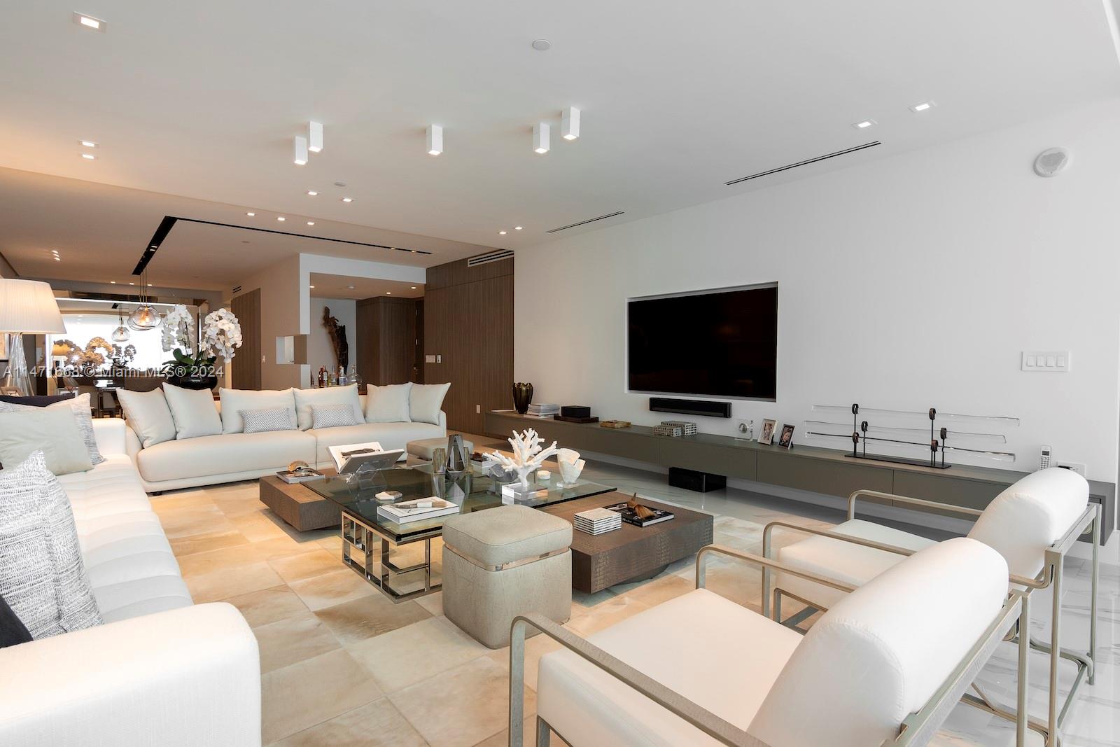 Gorgeous unit at the most prestigious building at Bal Harbour. Unit comes fully furnished, with all Artefacto design & furniture. Amazing ocean views from living room and master bedroom & Bay and city views from family room and other 2 bedrooms. Unit offers a maids/laundry room with a full bathroom. Please call now for a private showing.