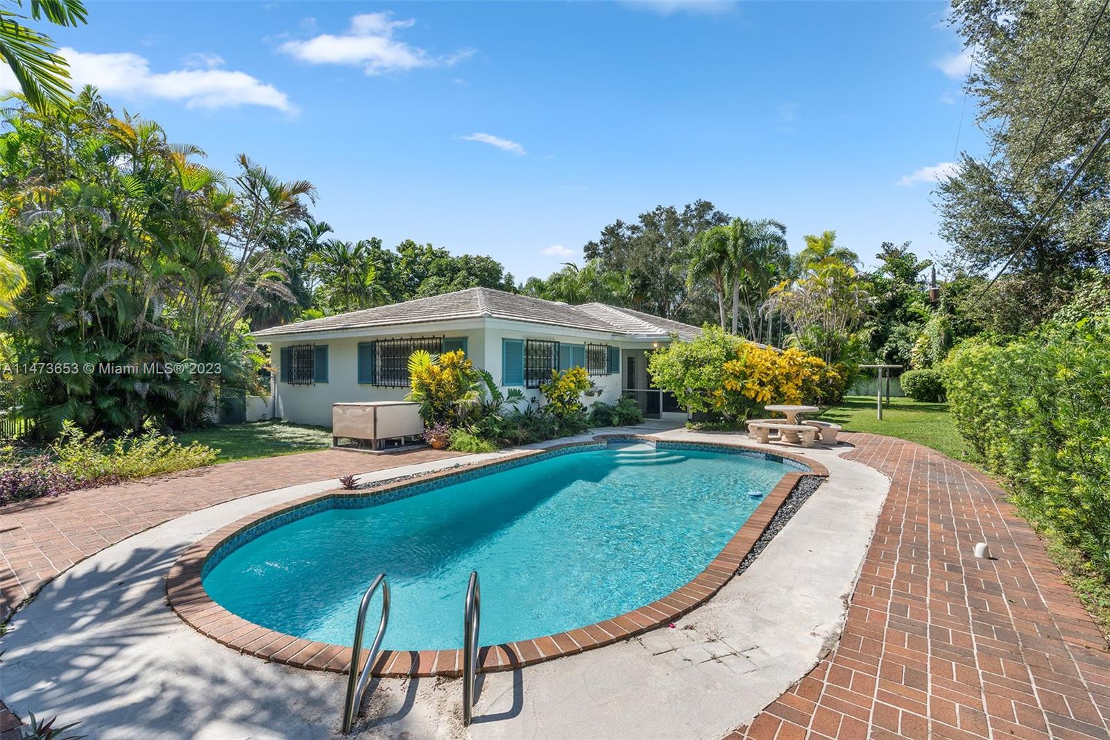 Situated in the tranquil Tranquility Estates Neighborhood of South Miami, this three-bedroom, two-bathroom home features a two-car garage and a private pool. The property offers room for expansion and is move-in ready, with the potential for personal customization. Its strategic location provides proximity to excellent schools, the South Miami Town Center, Downtown Coral Gables, Dadeland Mall, and convenient access to major expressways and US1.

This family-friendly neighborhood is the perfect place to raise a family with a welcoming community and many children on the block. Explore this exceptional opportunity today.