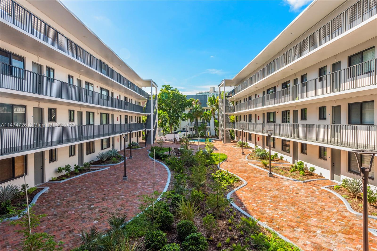 Experience the charm of Coconut Grove living in this beautifully renovated one-bedroom, one-bath condo at the Courtyards of the Grove. This cozy retreat boasts exquisite built-ins and is just steps away from the vibrant Cocowalk, offering the perfect blend of modern comfort and the allure of this historic neighborhood.