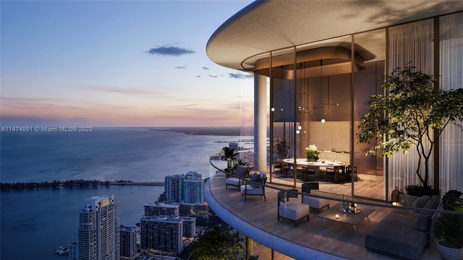 Introducing an elegant 4-Bedroom+Den home at The Residences at 1428 Brickell: An exquisite collection of only 189 residences designed as a private sanctuary within the quintessential Miami skyline. This 1,796-SF residence features a thoughtfully designed floorplan by ACPV Architects; and includes 11-foot ceilings, an Arclinea kitchen, a deep sunrise terrace w/summer kitchen, a private elevator foyer with 2 elevators, and Citterio-designed signature pieces throughout. Enjoy 80,000 SF of amenities, including a rooftop pool, a two-story owners club, and an entire floor dedicated to health & wellness. The Resort Deck offers a full-floor family-focused space including a pool with
shallow wading area, poolside cabanas, an indoor/outdoor children's learning center, cinema screening room & more.