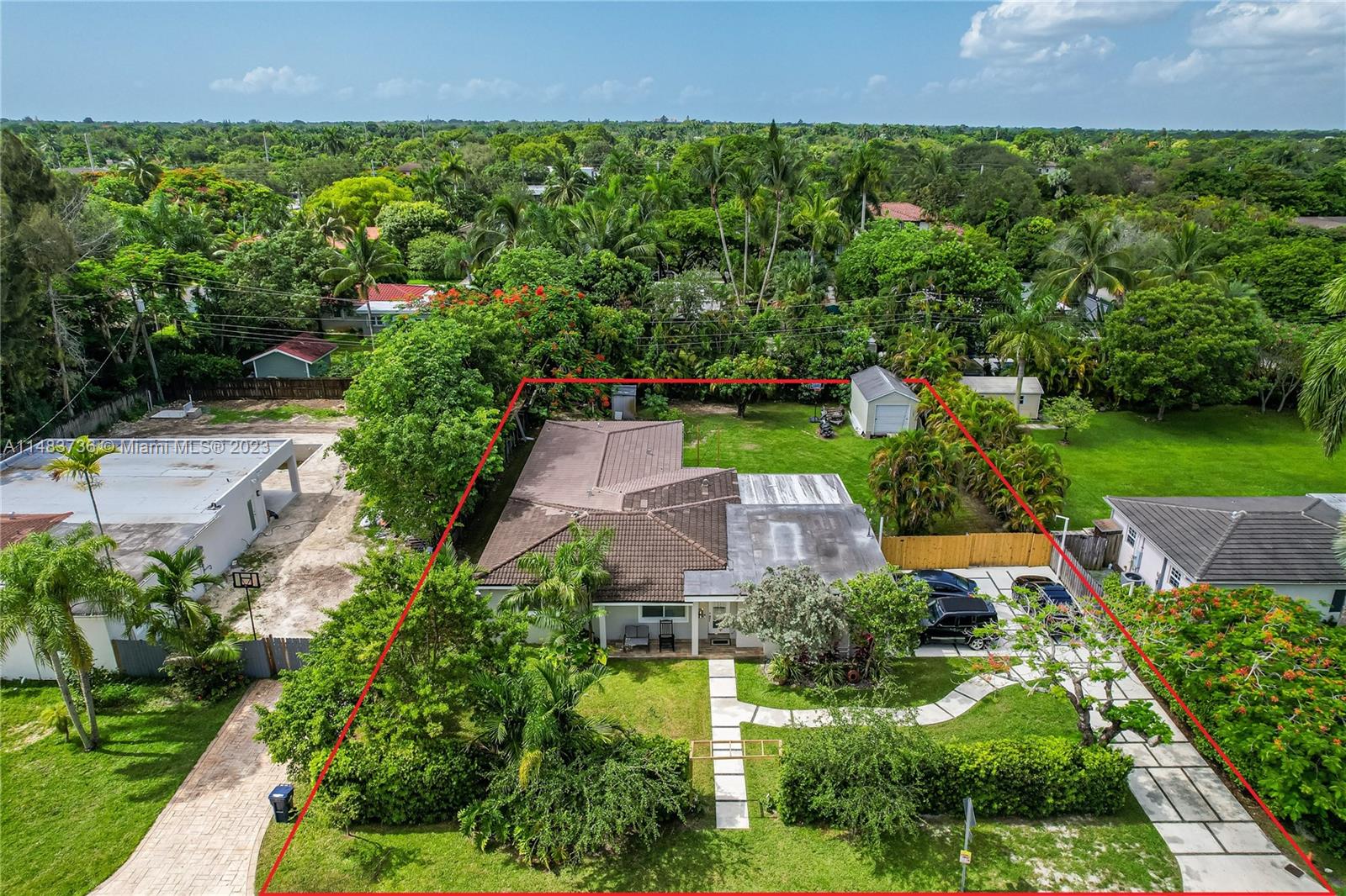 The property is listed at its appraised value. Immerse yourself in luxury & comfort with this stunning move-in ready home nestled in South Miami. Boasting 5 beds, 4 baths, & a spacious family room/flex room, this home sits on a 14,700 sq. ft. lot, perfect for a growing family. With 2,615 sq. ft. of living space, you'll enjoy comfortable and spacious quarters. The open-concept design and abundant natural light effortlessly create an elegant atmosphere. Meticulous details and exquisite finishes enhance the overall living experience. Indulge in the sanctuary of the master suite, complete with walk-in closets and a lavish bath. The beautiful large open concept kitchen is ideal for preparing your favorite dishes. Don't miss this chance to own a home in a sought-after South Miami neighborhood.