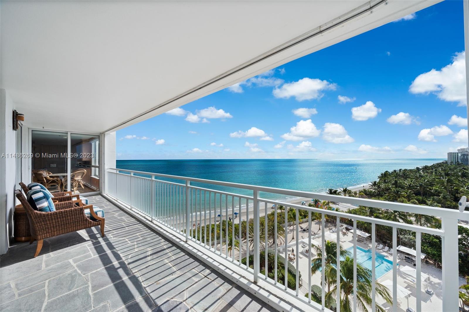 WELCOME TO Sands of Key Biscayne. a Boutique Condo. only two units per floor.
the building was Completed in 1969, offering 120 residences ,recently remodeled, creating the perfect beachfront resort,  with direct access to beach, pool area close to the  beach, bbq area. gym area,  , bike rack, management on site. A TRUE GEM.  LINE A or B rarely come on the market. Offers large balcony with direct beach and ocean view.Oversized reception area,   overlooking pool and beach...three bedrooms on the North side .