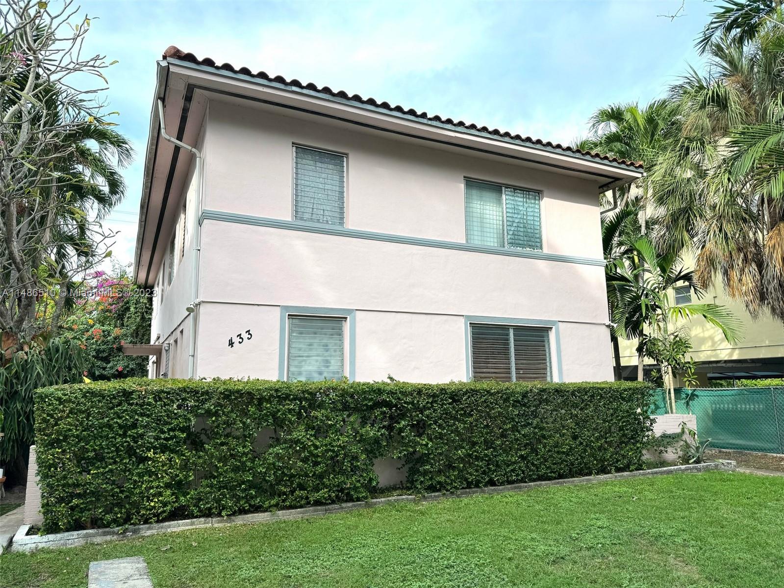 Charming boutique apartment building nestled in the picturesque Coral Gables residential neighborhood.  Enjoy this garden style apartment close to the Biltmore, Merrick Park, Miracle Mile, restaurants, shops and more. Upon entering, a sense of home warmly envelops you. The living space is expansive, and the bedroom boasts a generous size, complemented by ample natural light. The apartment has been freshly painted, the floor has been beautifully varnished and new kitchen cabinets have been added for a complete sense of home. This quaint apartment is ready for immediate occupancy. Also comes with on-site laundry facilities.  Only small pets allowed. Won't last.