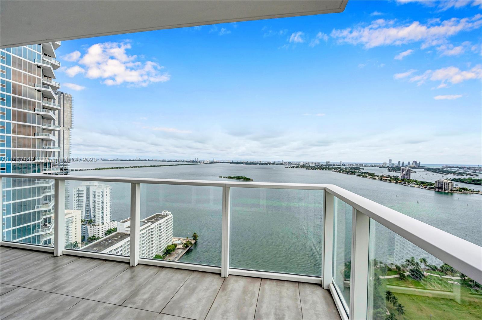 Enjoy the breathtaking views of Biscayne Bay and the Miami Beach skyline from your bayfront terrace. Paramount Bay is Miami Edgewater's premiere residence. Don't miss this rarely available corner and spacious three bedroom, three bath unit. Capture the beach sunrise and Miami's famous sunsets in this flow through layout. A private foyer, floor to ceiling glass walls, wood floors, designer kitchen and sleek bathrooms make this condo feel like a luxurious home in the sky. The amenities at Paramount are extensive, including swimming pools, a 6000sf  state of the art spa, and gym, kids game & party room, concierge, valet parking and more!
