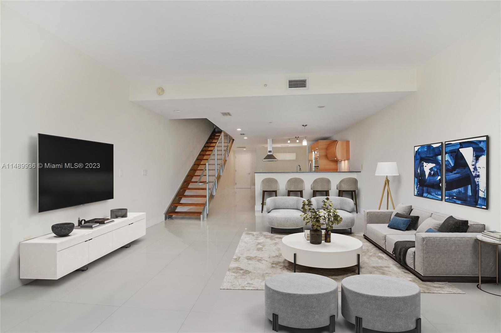 Amazing 2 level unit 2 bedrooms + 3 full baths in the middle of Aventura. Walk to the Aventura Mall, restaurants and shopping centers. A+ School. Investors welcome. Seller financing available.