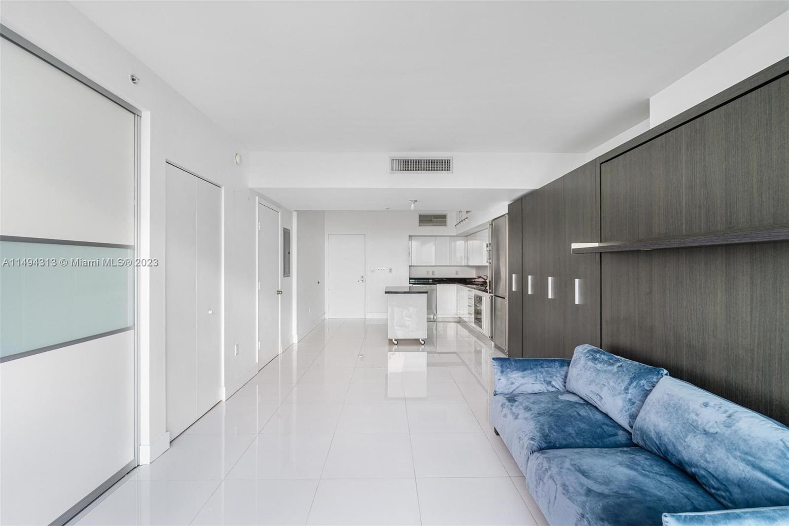 Welcome to the beset deal for a 1bed/1bath upgraded unit with fantastic city,skyine and river views at Mint Condominium. Features include: modern condo, all white porcelain tile, tons of extra built in closet/cabinet space, convertiable Murphy bed/sofa in the living room, black out and sheer blinds, walk in closet, w/d, movable kitchen island and more. Have access to resort type amenities including hotel style pool, state of the gym with resort style spa and much more. Gated community for privacy.