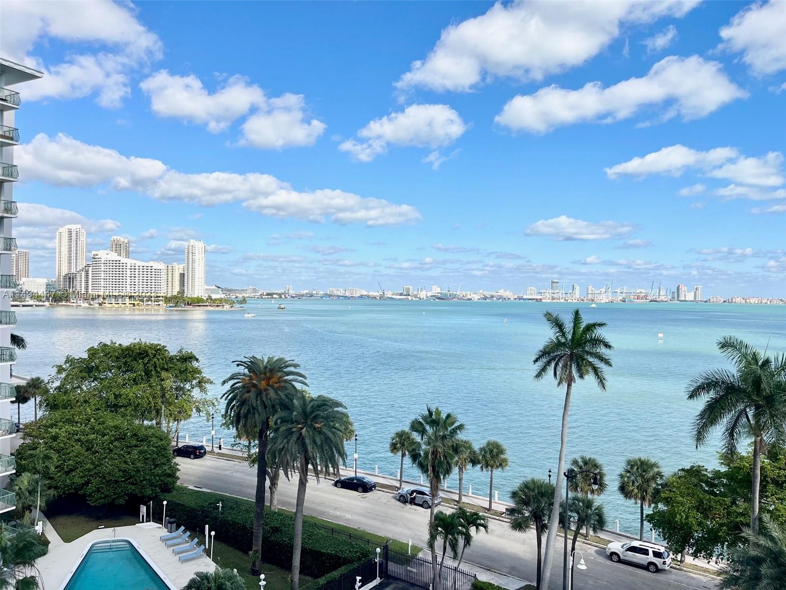 Recently renovated and meticulously maintained 2 bed / 2 bath apartment for rent at Bayshore Place. Unit feature wood floors throughout, new stainless steel appliances, granite kitchen countertop, new light fixtures, and more. Enjoy spectacular views of Biscayne Bay and the Port Of Miami from your spacious outdoor balcony area. Bayshore Place is centrally located within a short walking distance to the shops and restaurants of Mary Brickell Village and Brickell City Center. Bedrooms are oversized and offer lots of closet space. Unit also comes with private storage locker. Tenant occupied until December 15th. Easy to show.