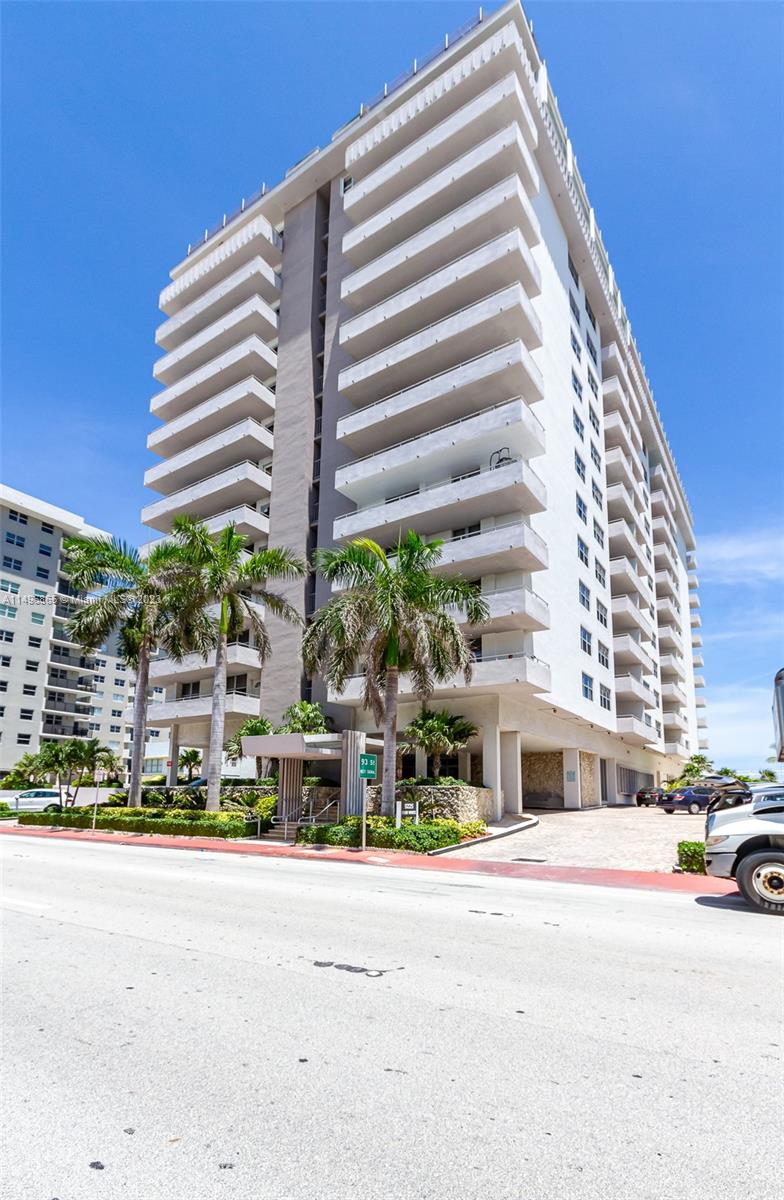 DIRECT ocean views from this high-floor corner unit in Surfside, FL. Fully furnished with everything you need for your seasonal or long term stay. Located in a full-service building with amenities and 24/7 doorman.