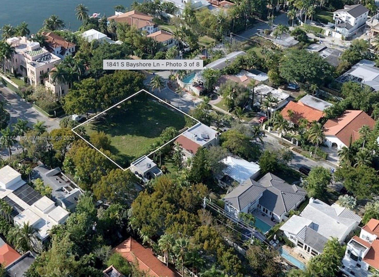 1841 S Bayshore Ln, Miami, Florida 33133, ,Land,For Sale,1841 S Bayshore Ln,A11501180