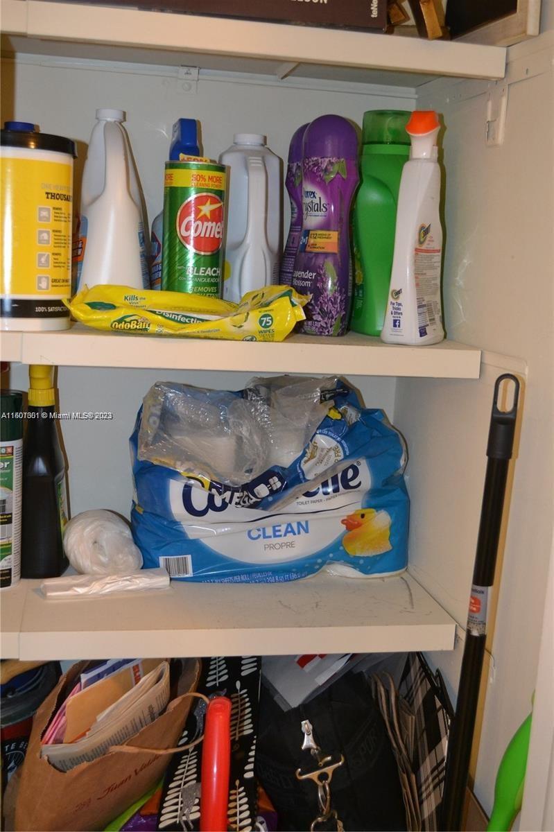 Hallway closet.