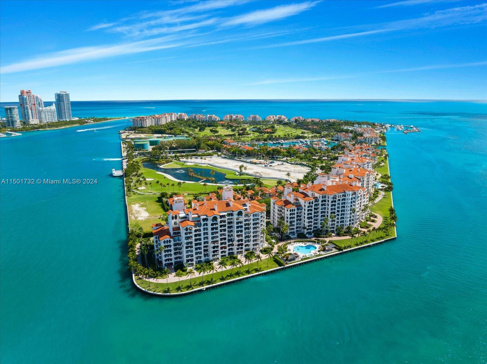 Experience the epitome of Fisher Island living in this stunning completely renovated Bayview unit professionally designed and decorated with no expense spared, ensuring an unparalleled experience! Indulge in the luxurious comfort of 4 bedrooms, 4.5 baths and a spacious 3,790 sq ft interior open floor plan. Be enchanted by sweeping views of the Miami downtown skyline with expansive terraces ideal for entertaining. Features include: two spacious principal bedrooms with terraces overlooking Biscayne Bay and downtown Miami, wine cellars, elegant marble floors throughout, gourmet kitchen, top of the line appliances, impact glass doors, automated window treatments and countless of other features. Live the Fisher Island lifestyle in this exceptional unit that is offered fully furnished.