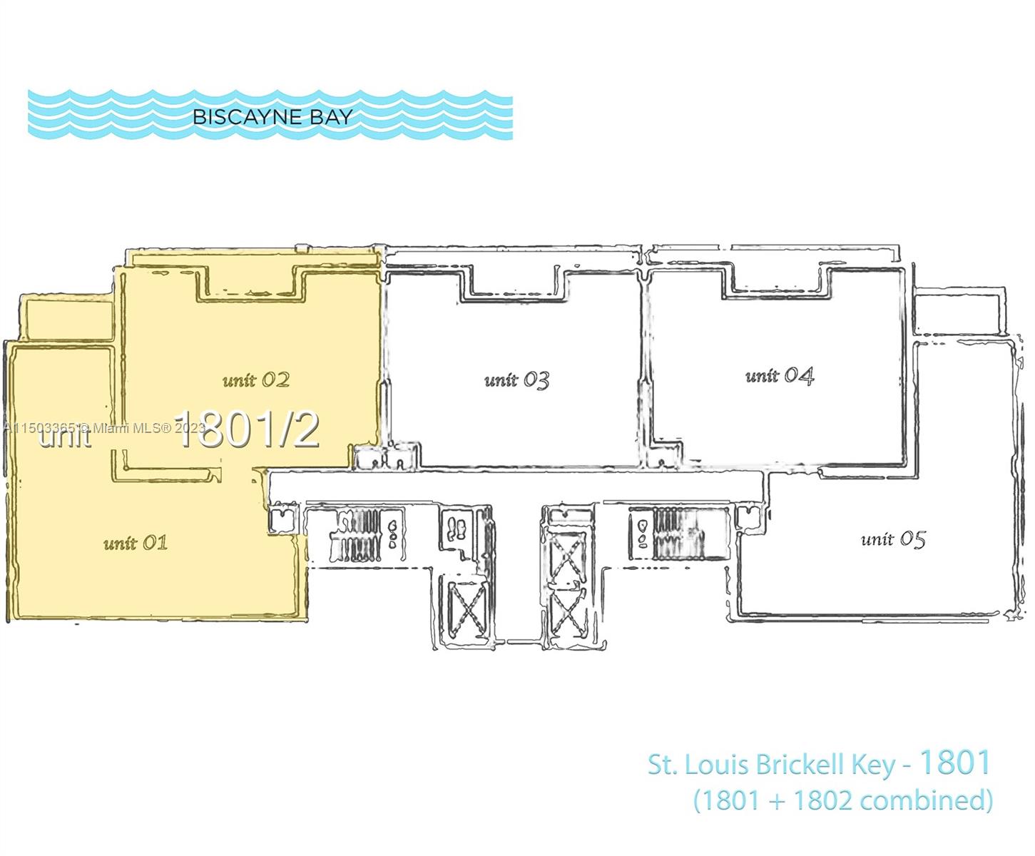 800 Claughton Island Dr 1801/02, Miami, Florida 33131, 3 Bedrooms Bedrooms, ,4 BathroomsBathrooms,Residential,For Sale,800 Claughton Island Dr 1801/02,A11503365