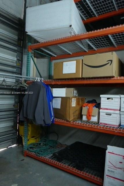 Storage with roll-door access