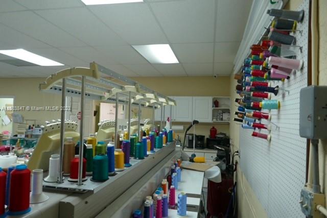 Main work area under A/C