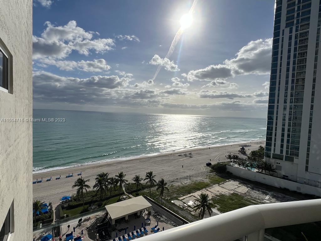 MOTIVATED SELLER! Amazing ocean view from this large 15th flow-through 2 bedroom and 2.5 baths unit at Pinnacle condominium. Large eat-in kitchen. Amenities include a large heated pool, pool & beach service, fitness center, tennis court, Social Room, Kids; room, billiard room, library, and much more. The asking price reflects that the Unit is original and needs a facelift!