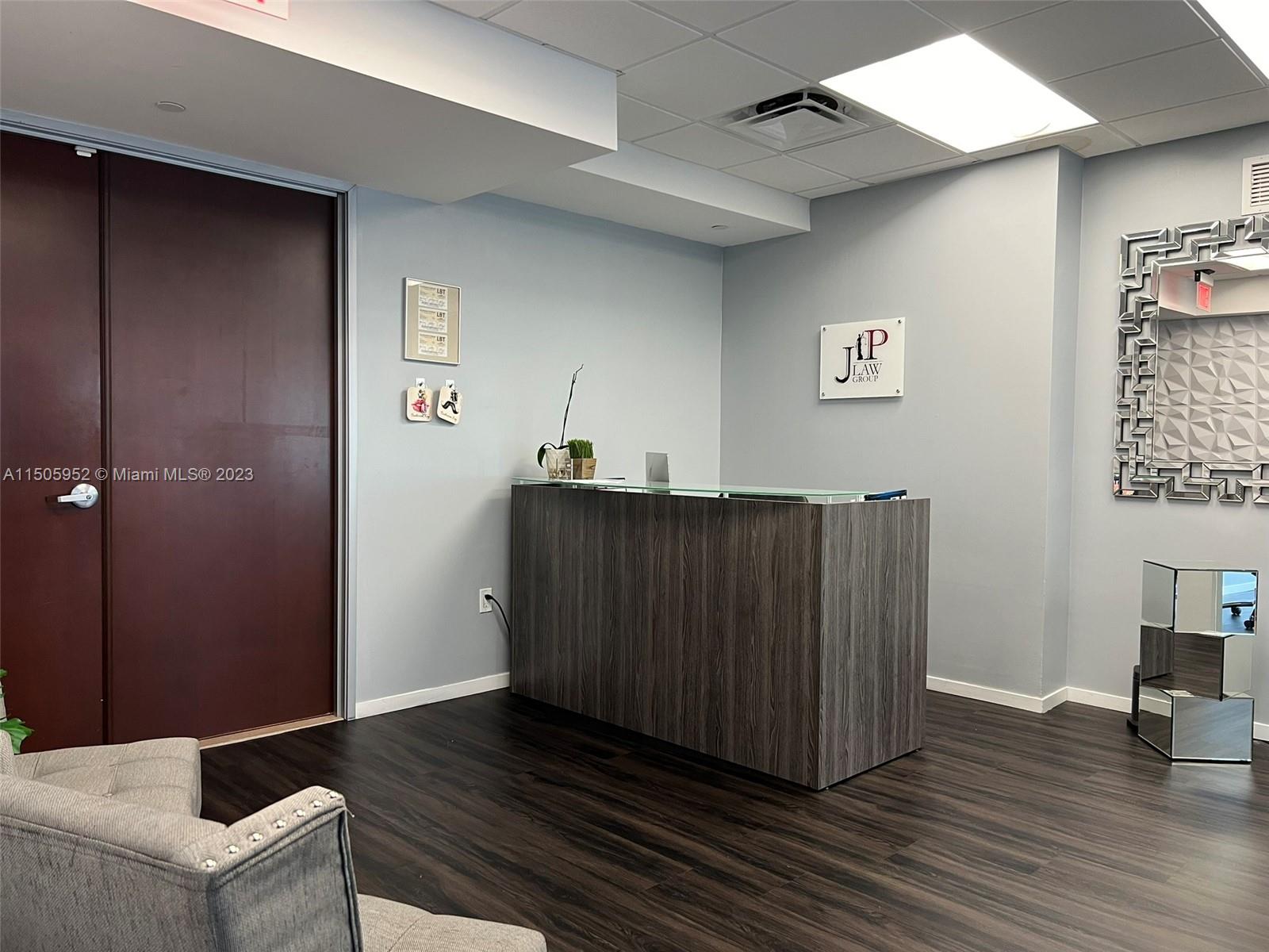 Reception entrance