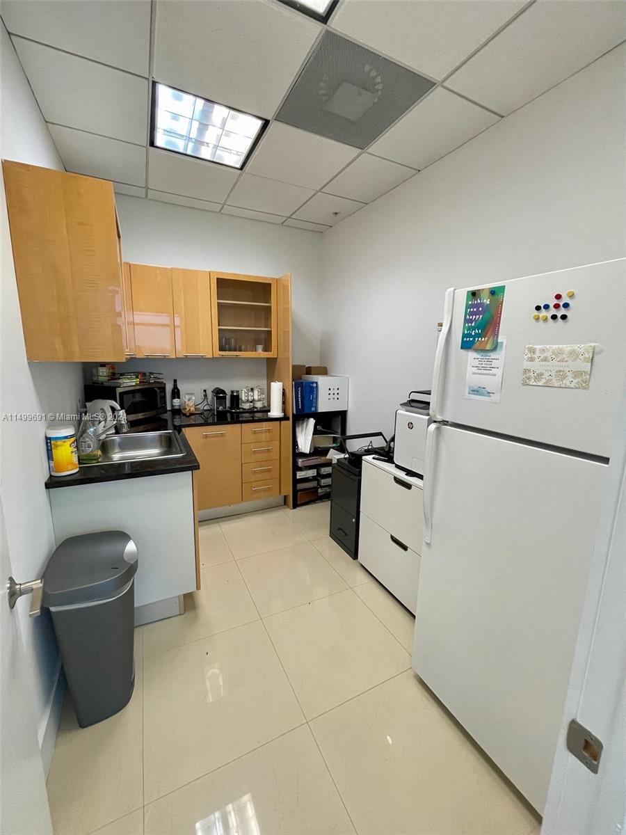 Kitchen inside of the office