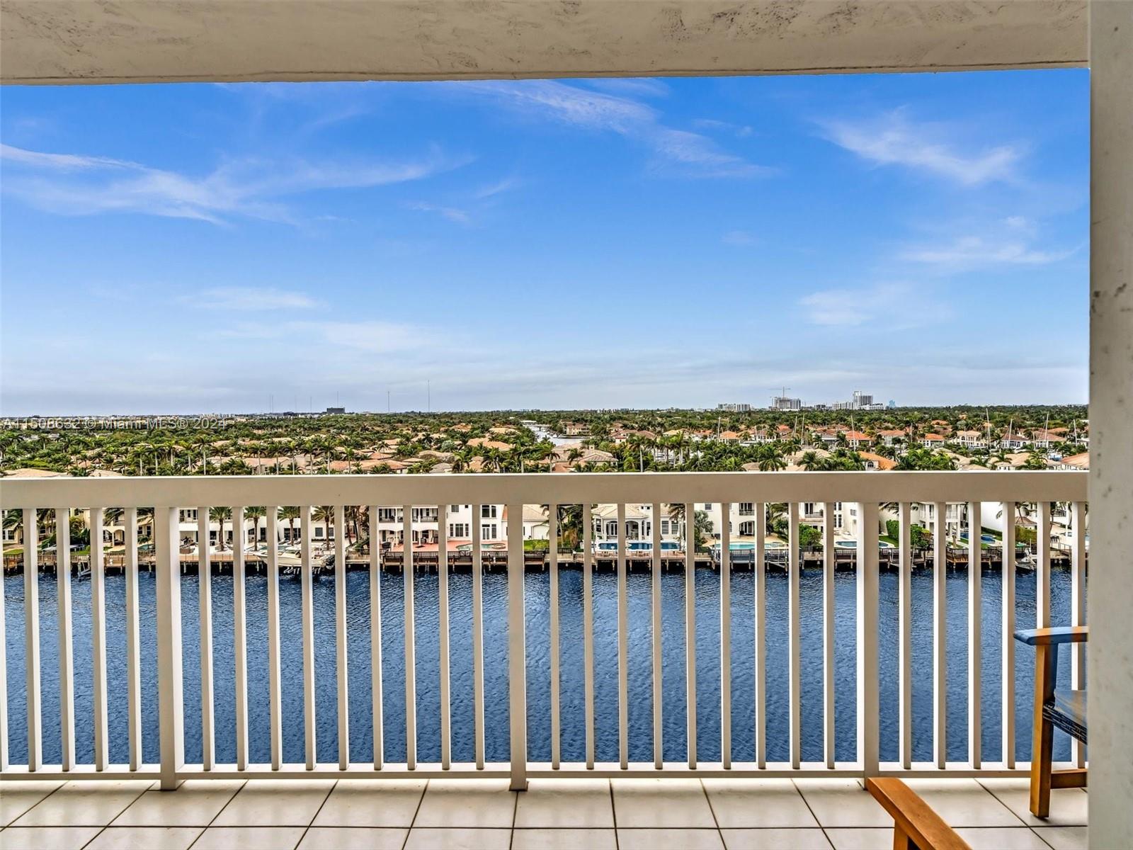 WRAP AROUND BALCONY HAS BEAUTIFUL INTRACOASTAL AND OCEAN VIEWS AND OFFERS SUNRISE AND SUNSET VIEWS!
