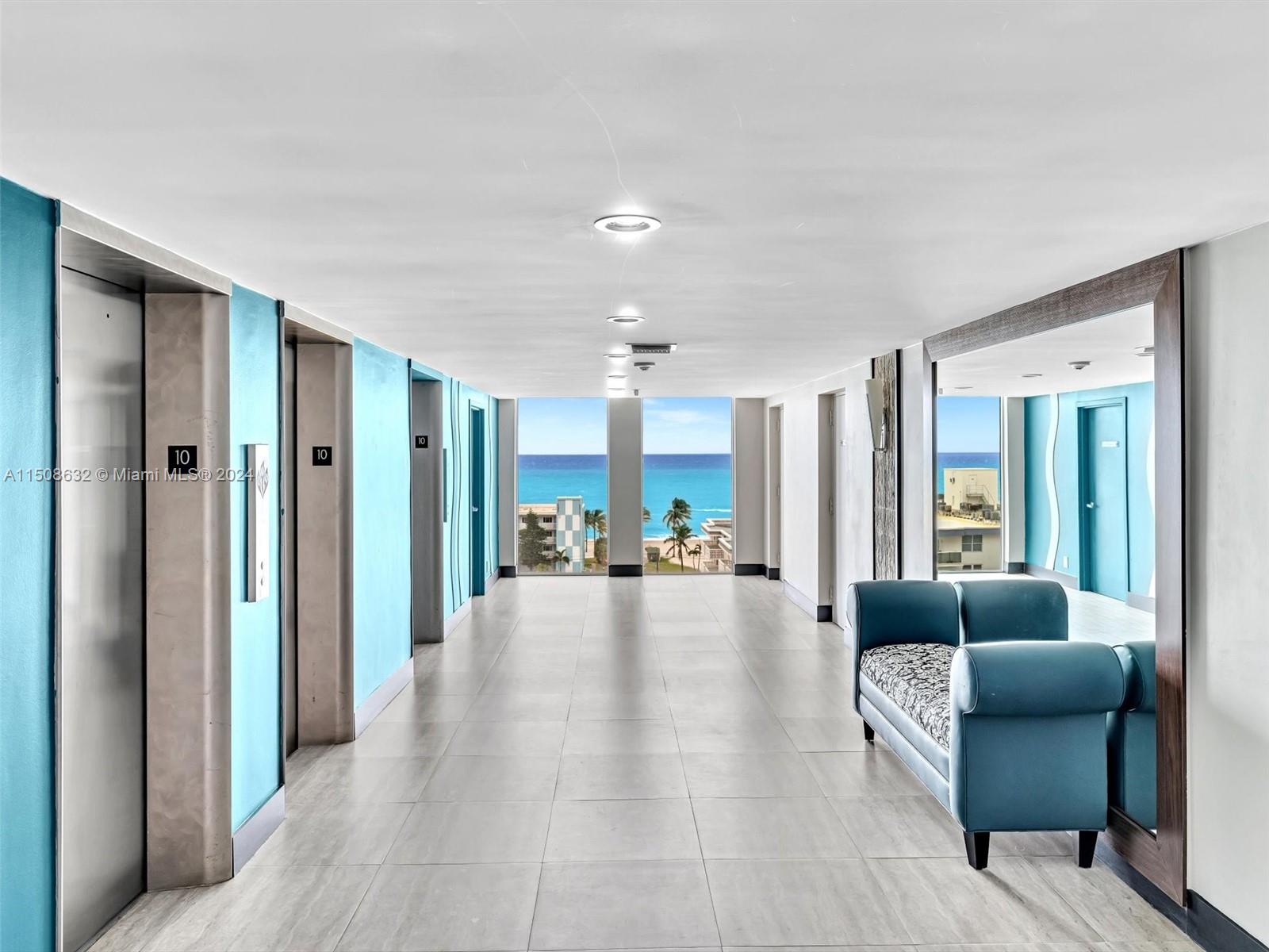 ELEVATORS ON THE 11TH FLOOR WITH 
 CRYSTAL BLUE WATER VIEWS!!