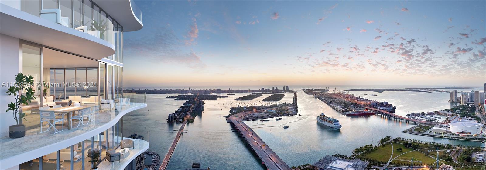 1444 Biscayne Boulevard 4303, Miami, Florida 33132, 2 Bedrooms Bedrooms, ,3 BathroomsBathrooms,Residential,For Sale,1444 Biscayne Boulevard 4303,A11509341