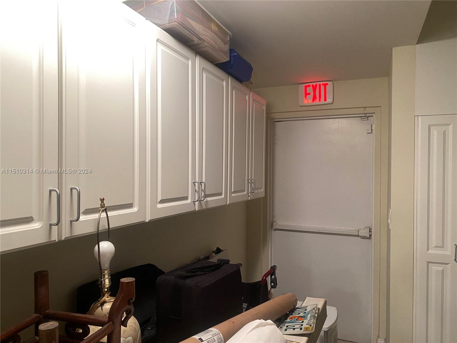 2nd Private office w/ Shower and built-in cabinets.