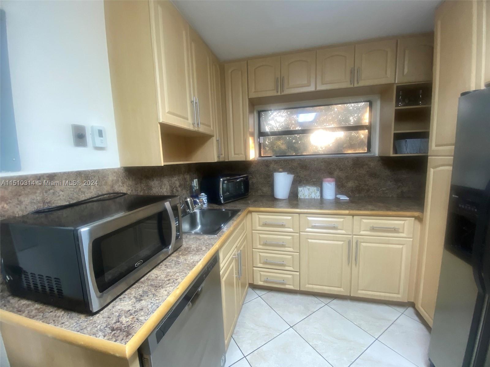 Bright kitchen with window
