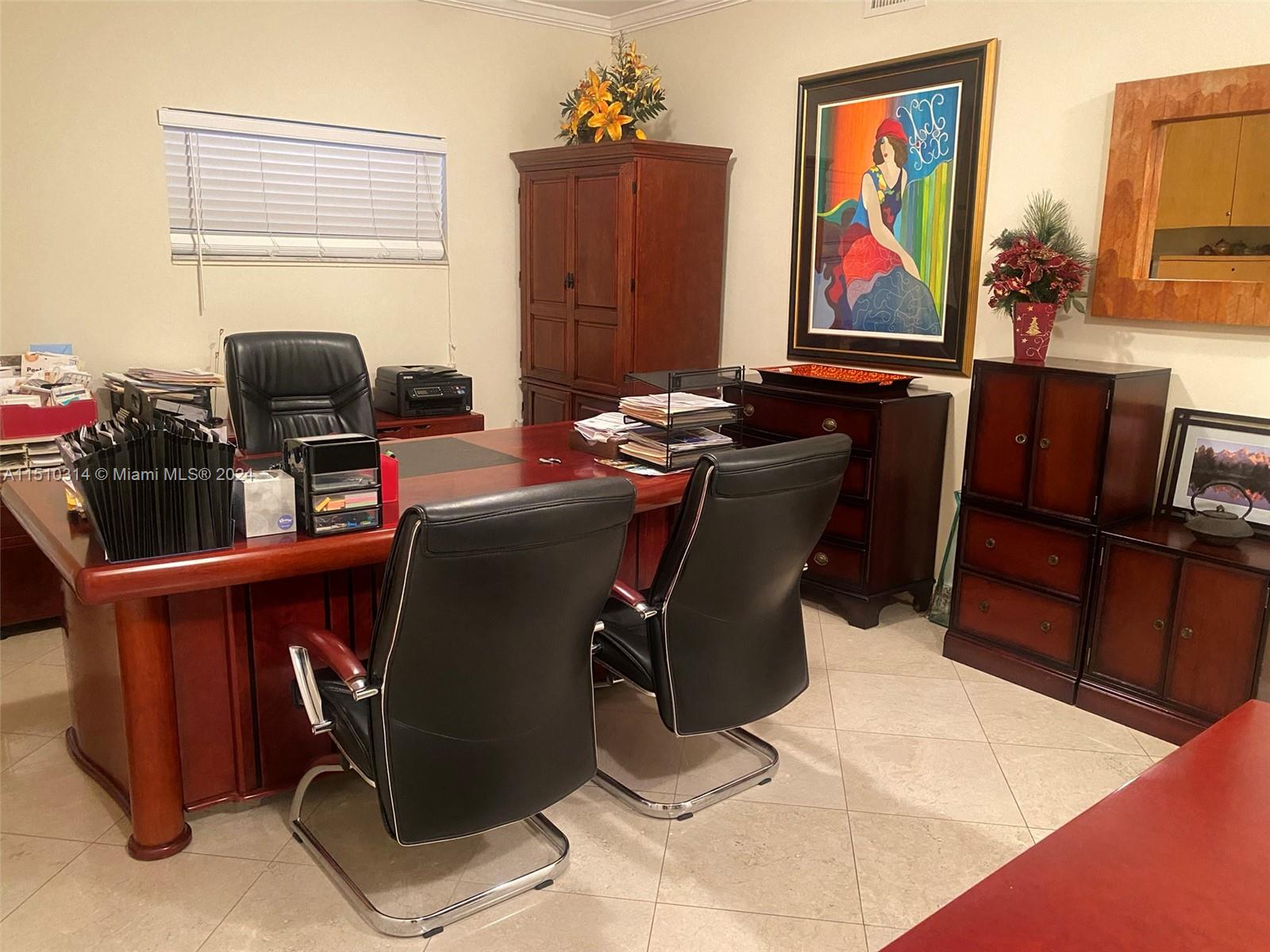 Same ground floor private office with conference table