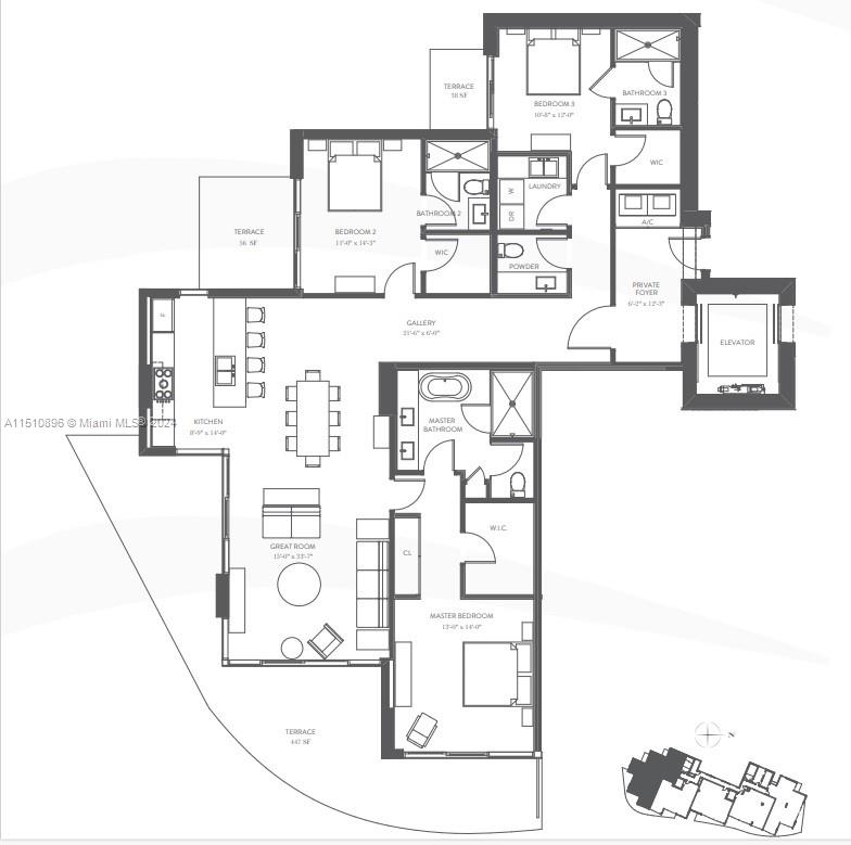 17550 Collins Ave 501, Sunny Isles Beach, Florida 33160, 3 Bedrooms Bedrooms, ,3 BathroomsBathrooms,Residential,For Sale,17550 Collins Ave 501,A11510896