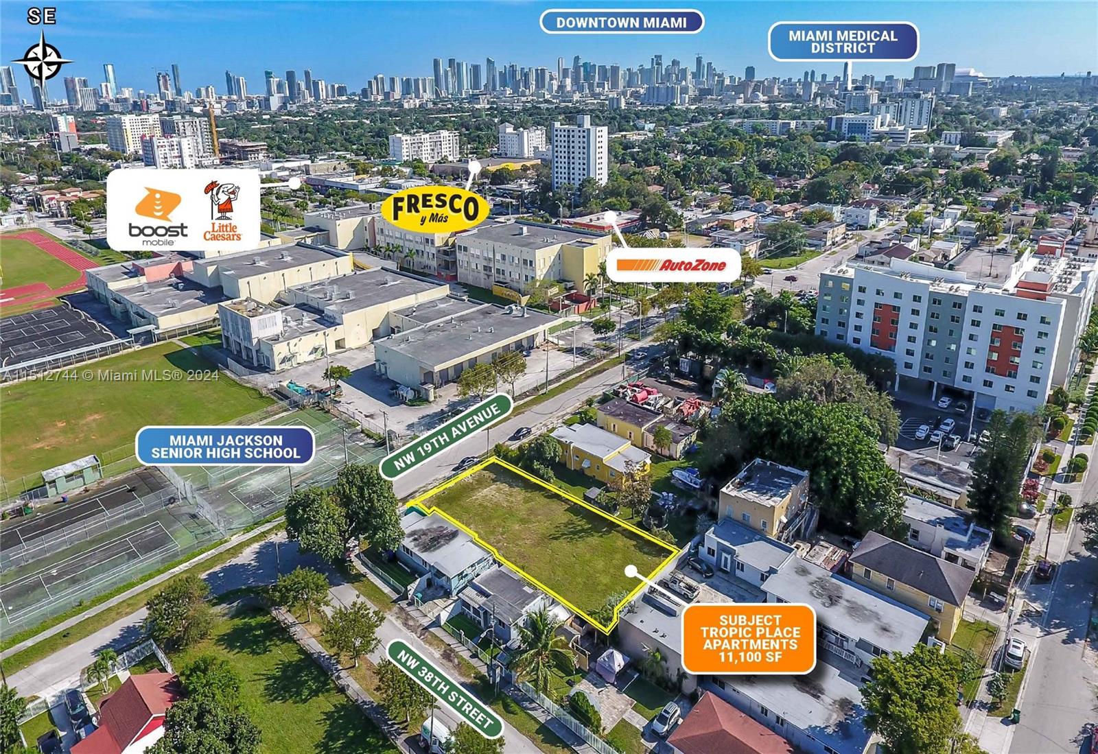 3728 NW 19th Ave, Miami, Florida 33142, ,Land,For Sale,3728 NW 19th Ave,A11512744