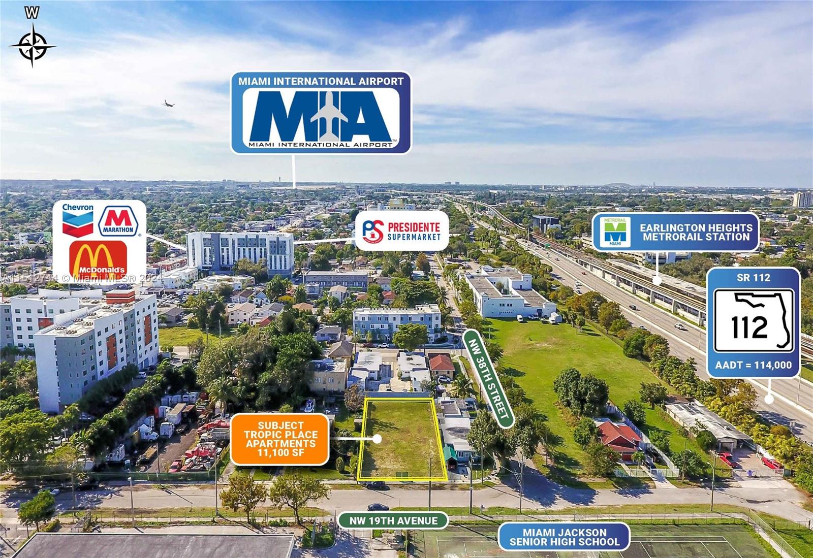 3728 NW 19th Ave, Miami, Florida 33142, ,Land,For Sale,3728 NW 19th Ave,A11512744