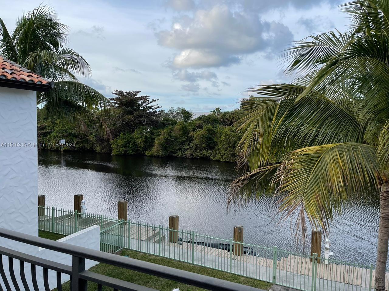 View from the main bedroom's balcony.