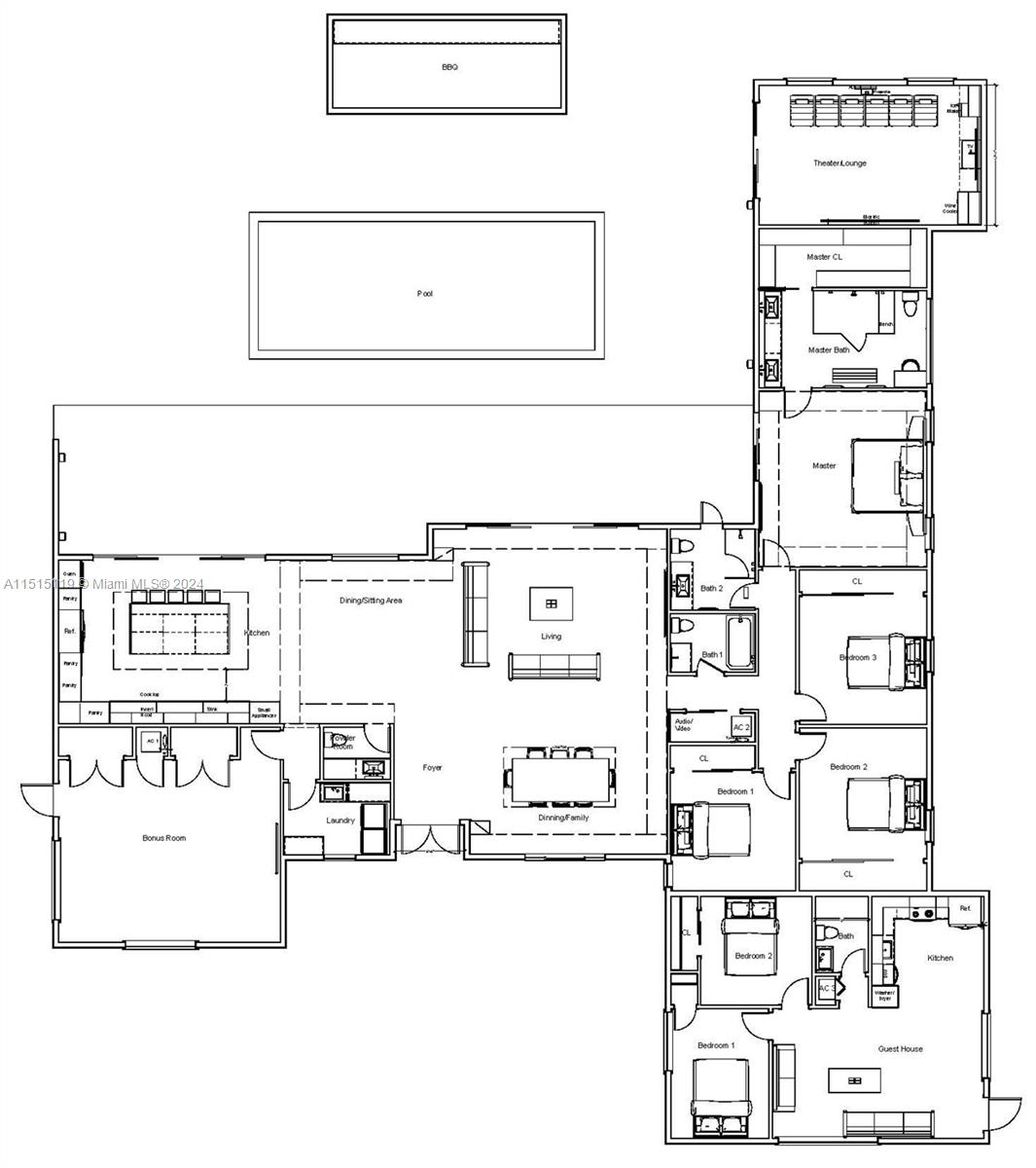 12201 SW 101st Ave, Miami, Florida 33176, 6 Bedrooms Bedrooms, ,4 BathroomsBathrooms,Residential,For Sale,12201 SW 101st Ave,A11515119