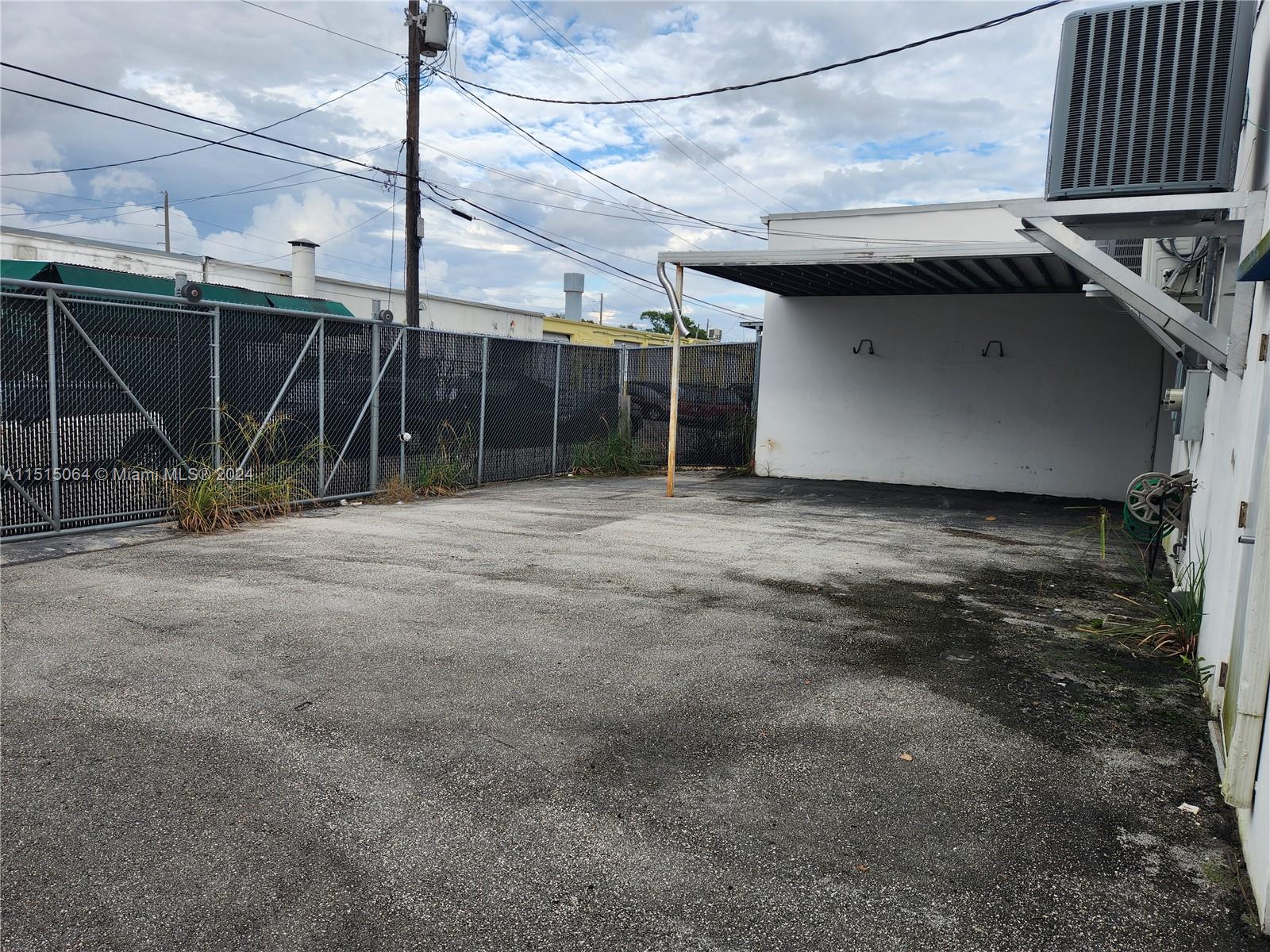 Back Fenced in Area