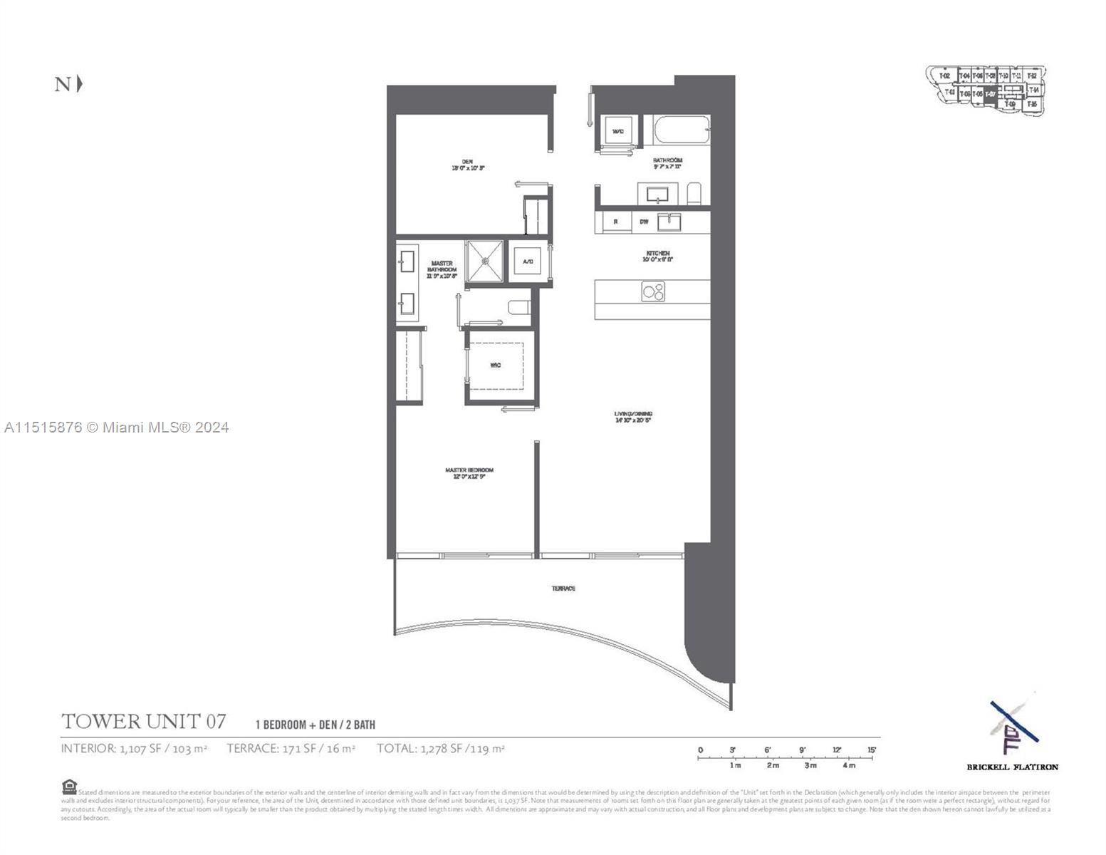 1000  Brickell Plz #3703 For Sale A11515876, FL