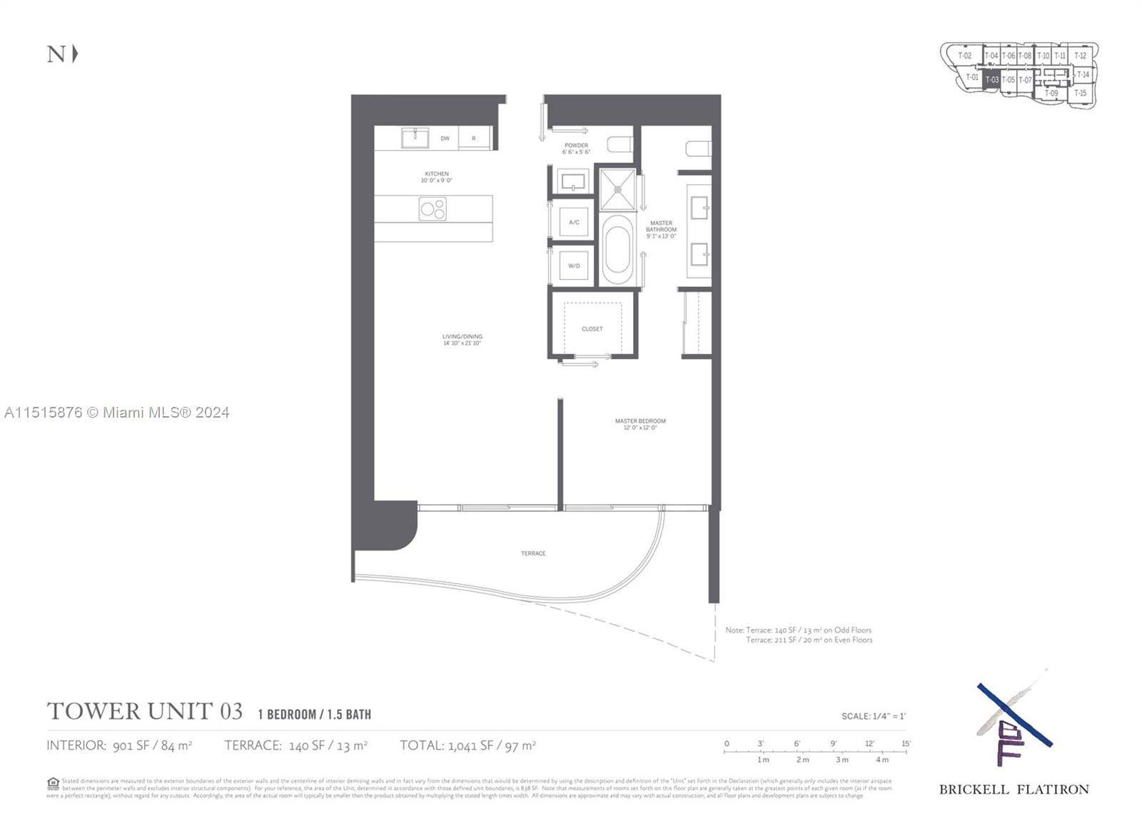 1000 Brickell Plz 3703, Miami, Florida 33131, 1 Bedroom Bedrooms, ,1 BathroomBathrooms,Residential,For Sale,1000 Brickell Plz 3703,A11515876