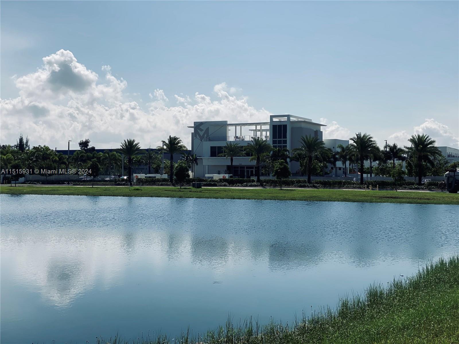 South view of the lake