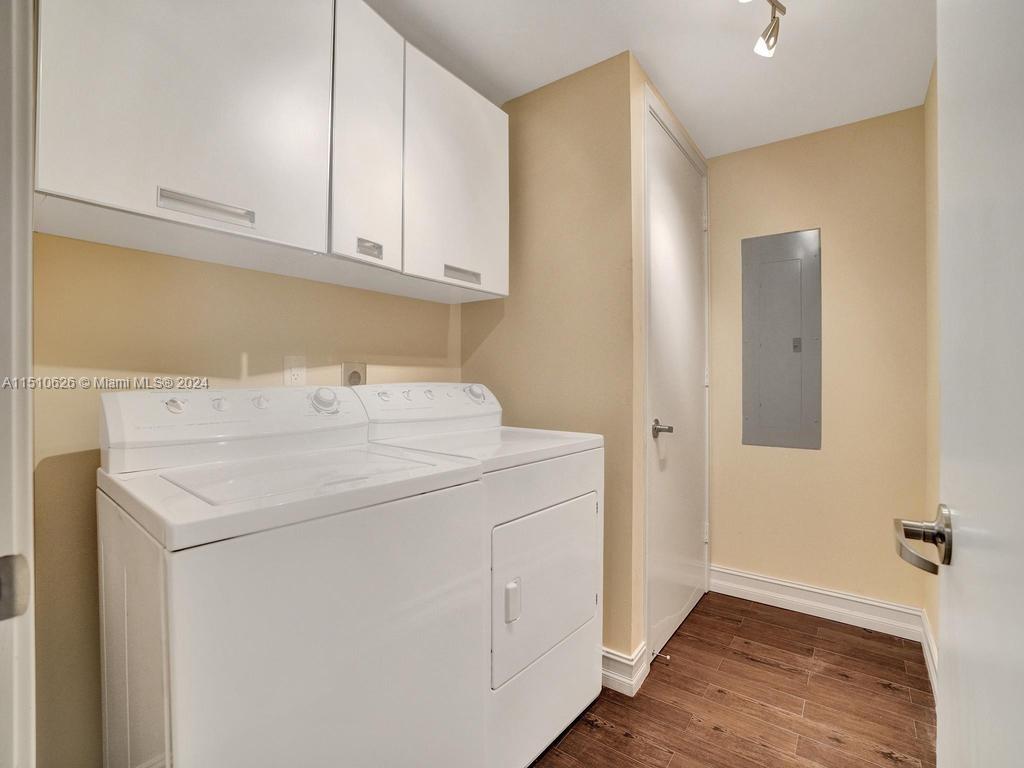spacious Laundry room