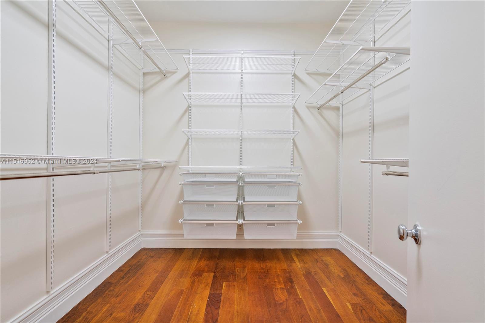 Walk in closets master 2 separate ones