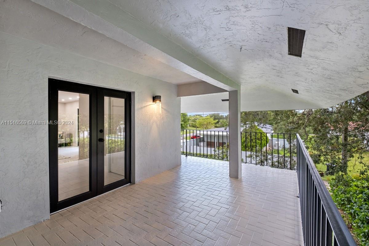 Master bedroom balcony