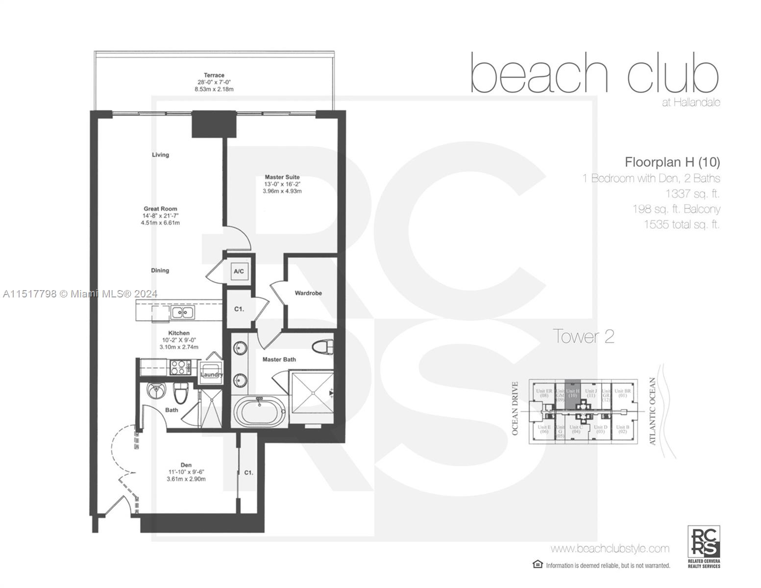 1830 S Ocean Dr UP5010, Hallandale Beach, Florida 33009, 2 Bedrooms Bedrooms, ,2 BathroomsBathrooms,Residential,For Sale,1830 S Ocean Dr UP5010,A11517798