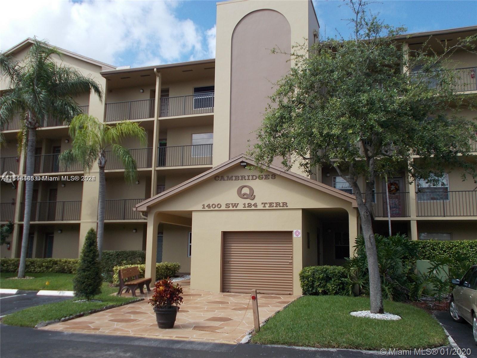 1400 SW 124th Ter #307Q For Sale A11518486, FL