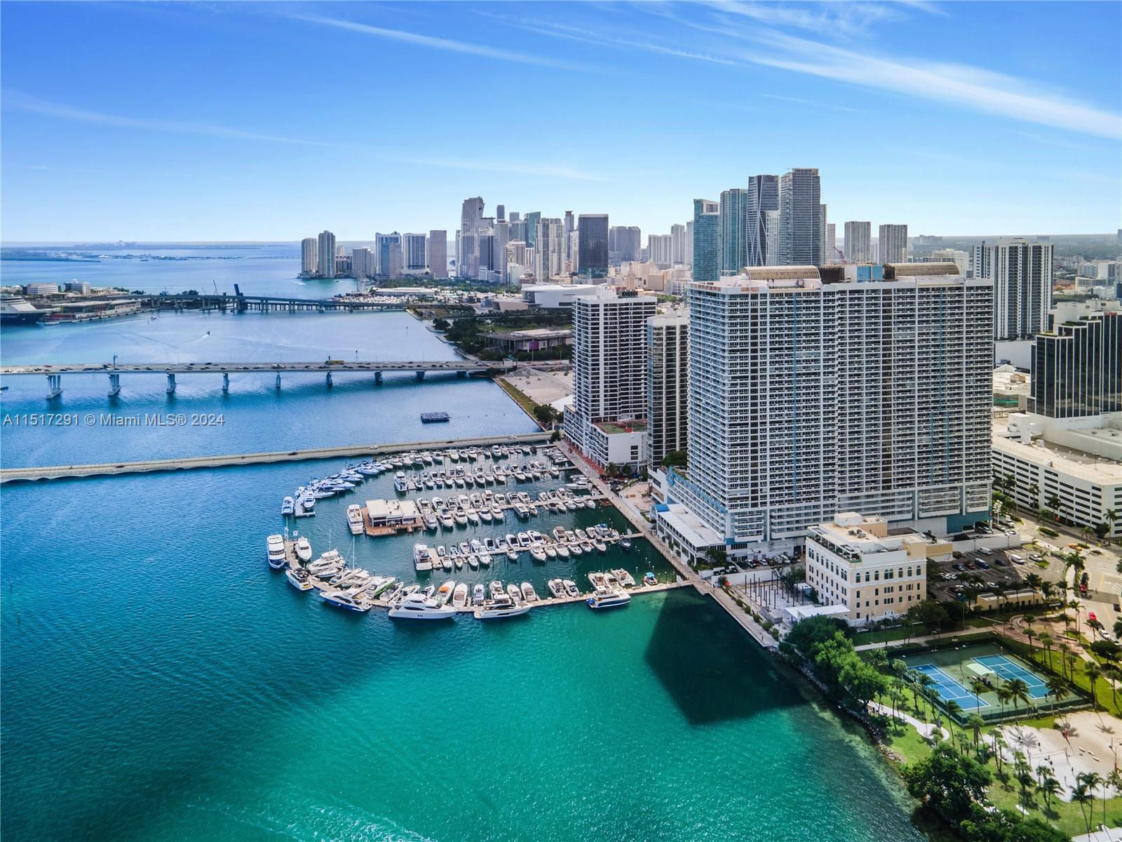 This luxury three-bedroom, three-bath condo features stunning views of Biscayne Bay and Downtown Miami. At just over 1800 sq ft, this spacious condo offers plenty of room to relax and unwind. Amenities include a pool, sauna, gym, four restaurants, a pharmacy, a mini-market, and more. This location offers excellent walkability and is only three miles from Miami Beach.