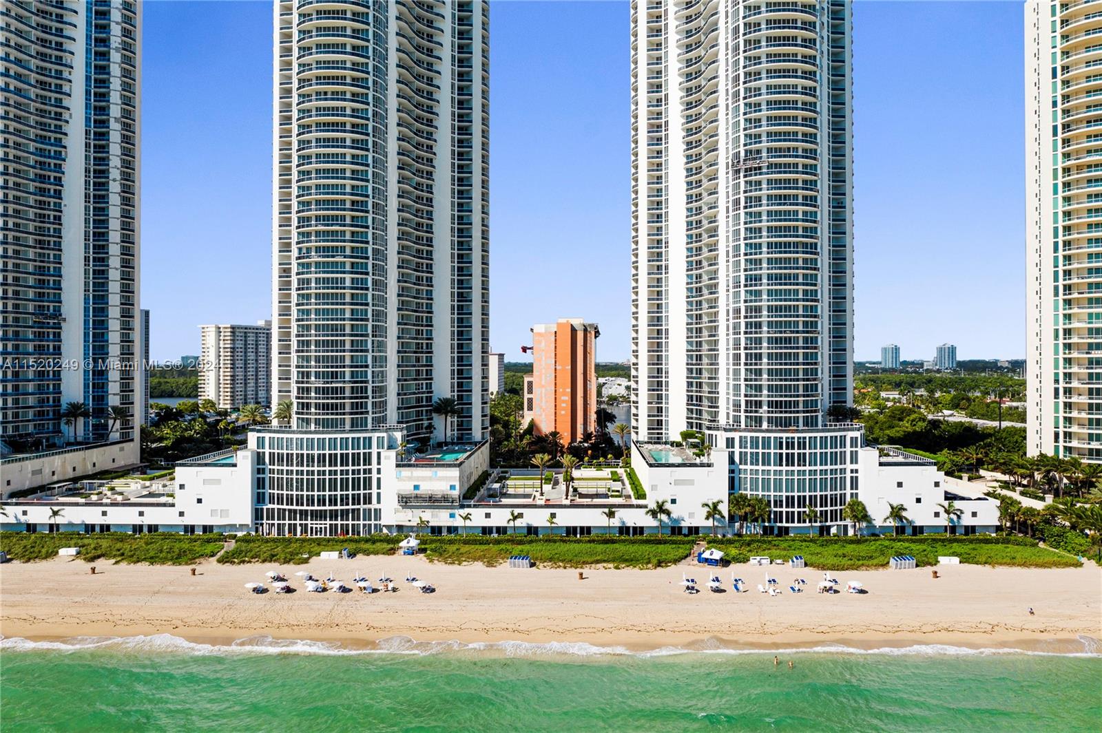 Aerial Trump Towers